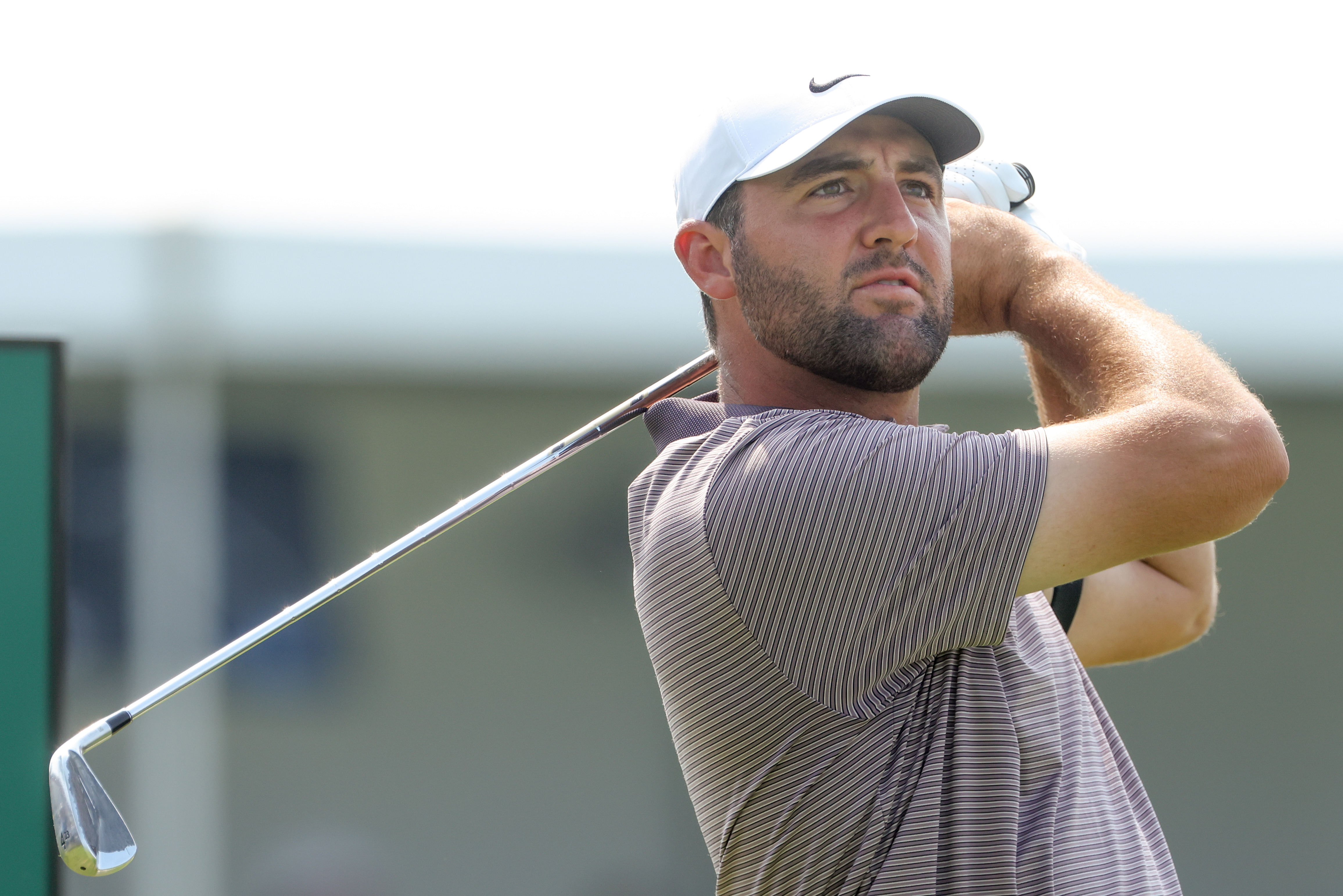 Scottie Scheffler during his first round at the 2025 US Open - Image Source: Imagn